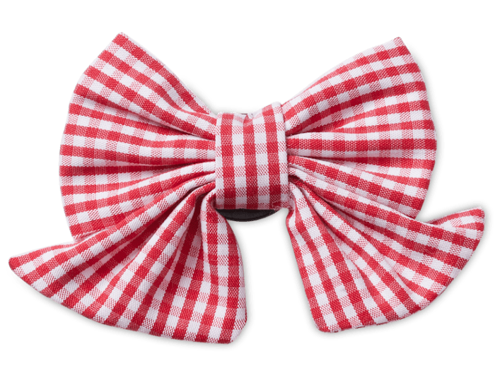 Cherry Gingham Bow