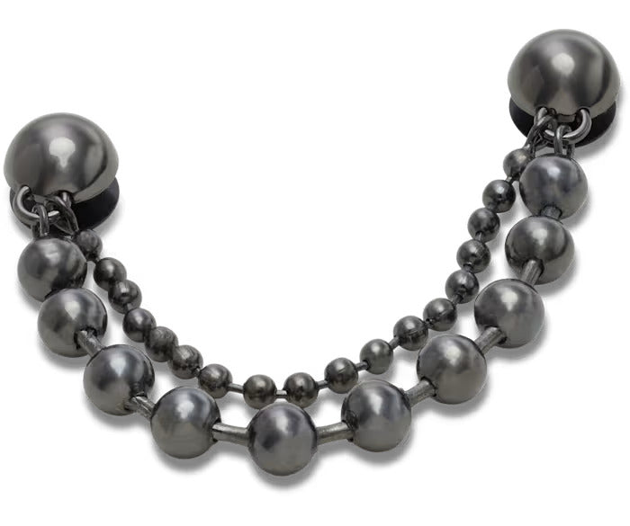 Double Black Gem Chain