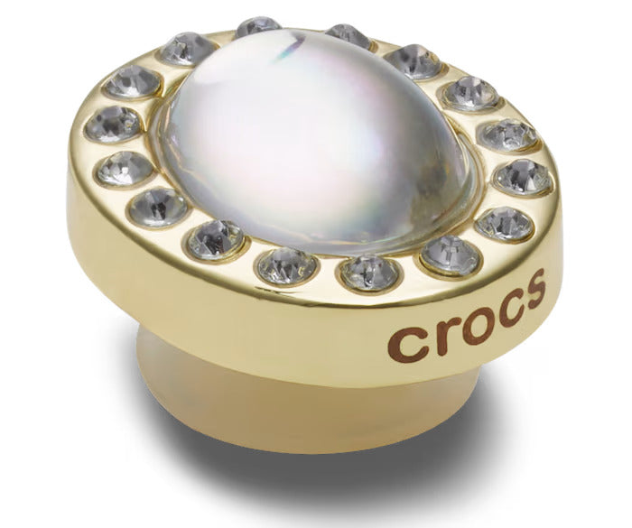 Tiny White Circle Gem