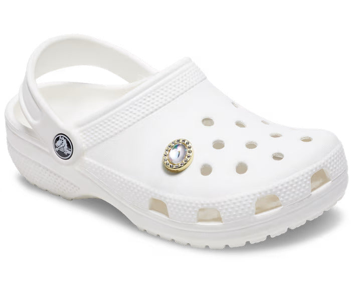 Tiny White Circle Gem