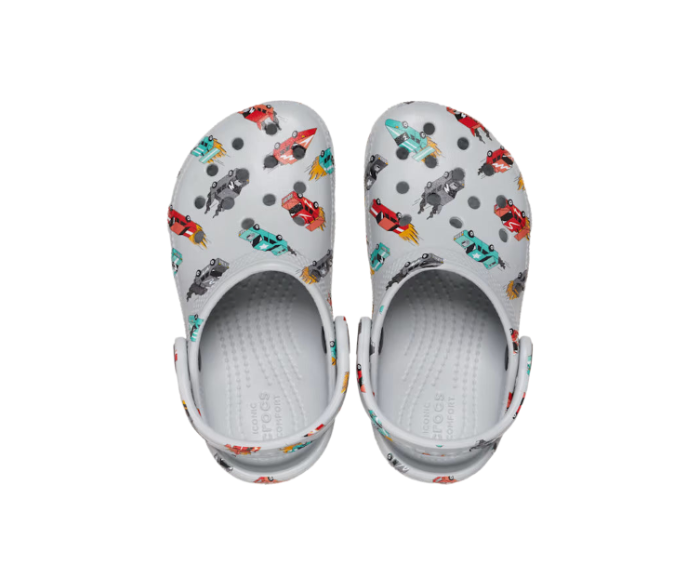 Toddler Classic Race Cars Graphic Clog