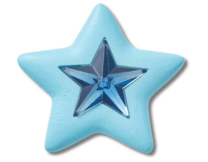 Blue Star With Gem
