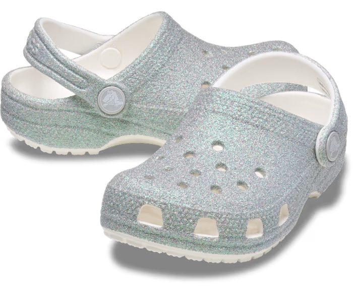 Kids’ Classic Iridescent Glitter Clog