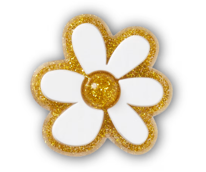 Gold And White Floral