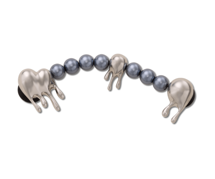 Pearl Melted Silver Chain