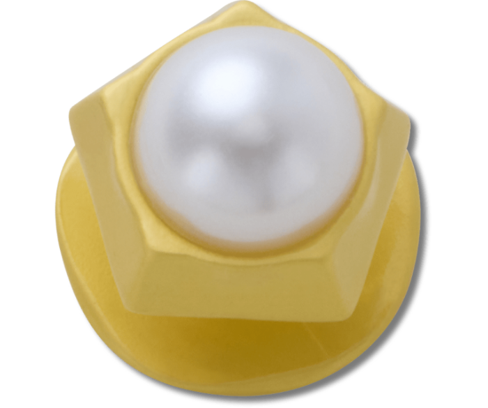 Gold Pentagon Pearl