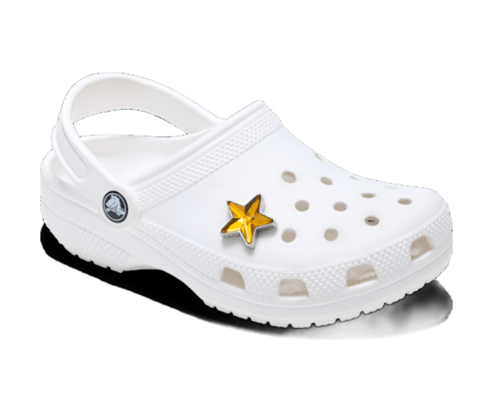 Orange and Silver SMT Gem Star