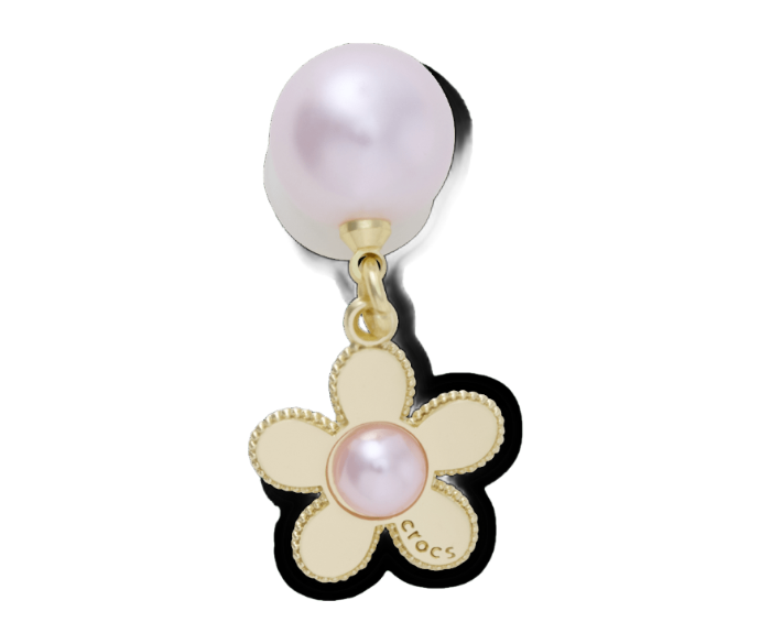 Pink Pearl and Gold Flower