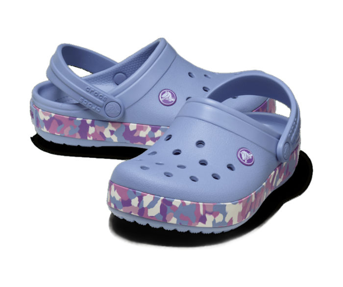 Kids' Crocband Glow Confetti Band Clog