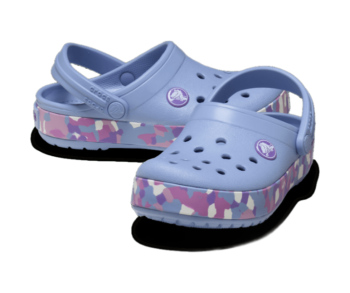 Toddler Crocband Glow Confetti Band Clog