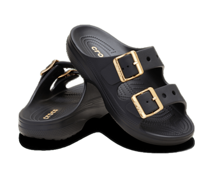 Women’s Metallic Buckle Saturday Sandal