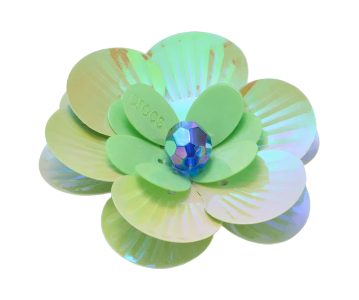 Sequin Green Flower