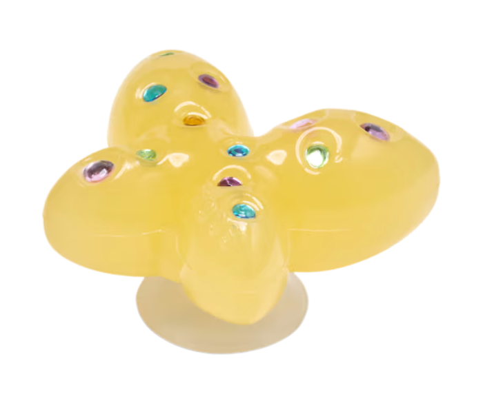 Dainty Gem Yellow Butterfly