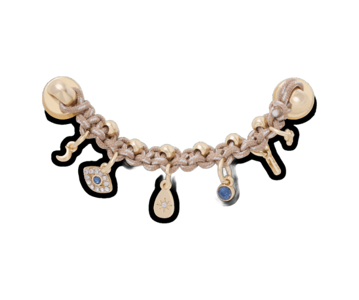 Corded Evil Eye Chain