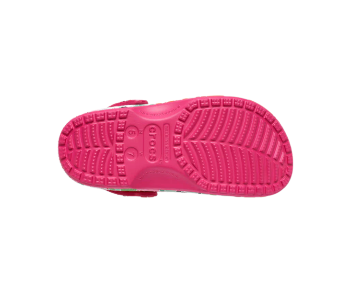 Classic Woodcut Floral Clog
