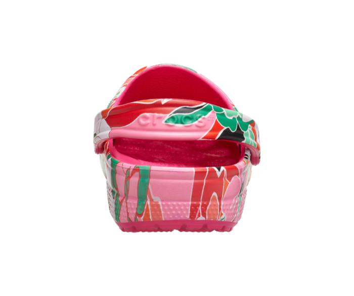 Classic Woodcut Floral Clog