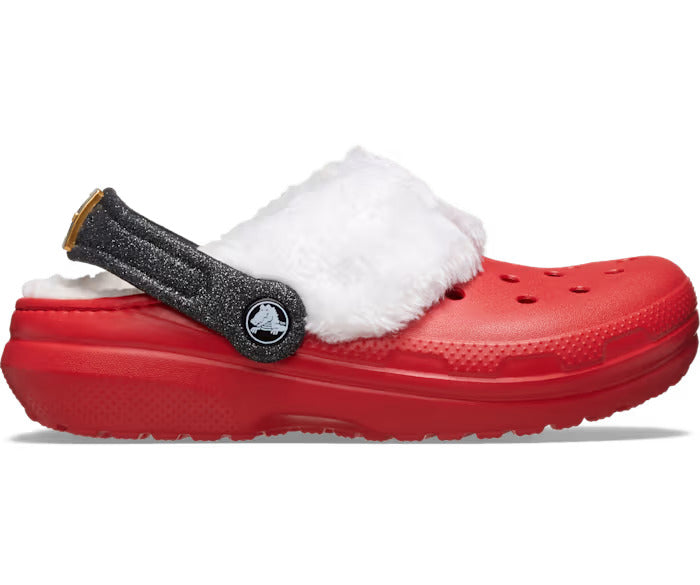 Kids' Classic Lined Santa Clog