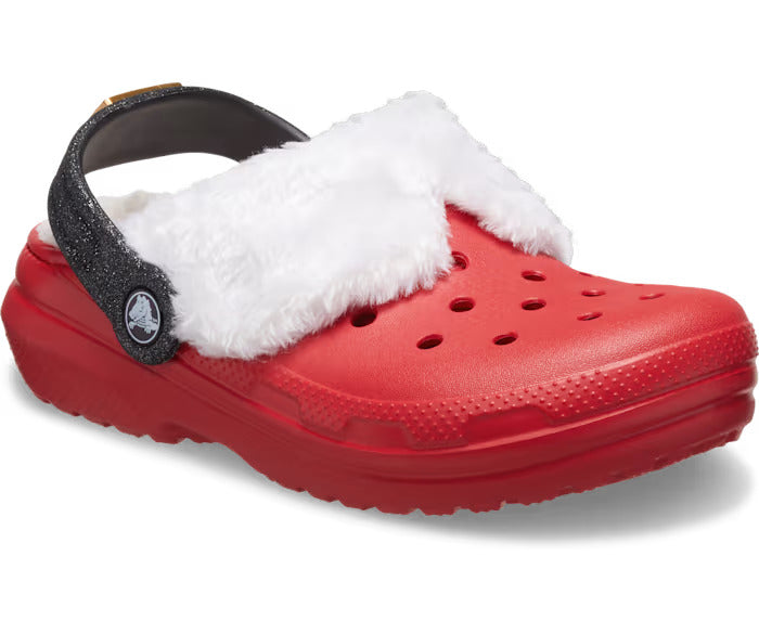 Kids' Classic Lined Santa Clog