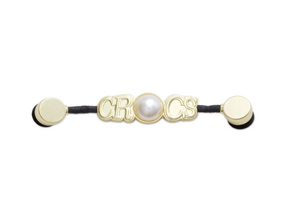 Crocs Gold And Pearl Chain
