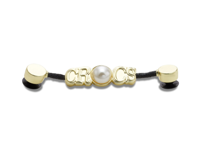 Crocs Gold And Pearl Chain