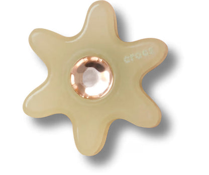 Tan Flower With Gem