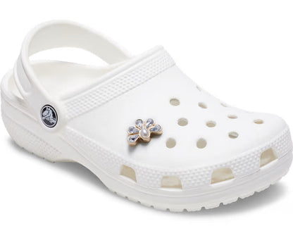 Half Gem Floral With Pearl