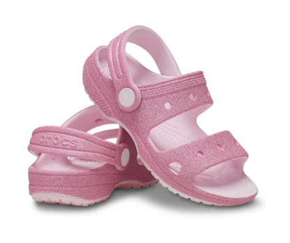 Toddler Classic Crocs Glitter Sandal