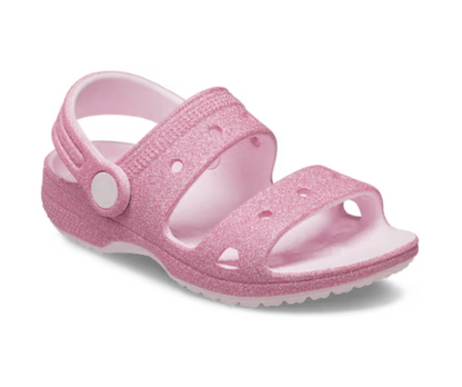 Toddler Classic Crocs Glitter Sandal