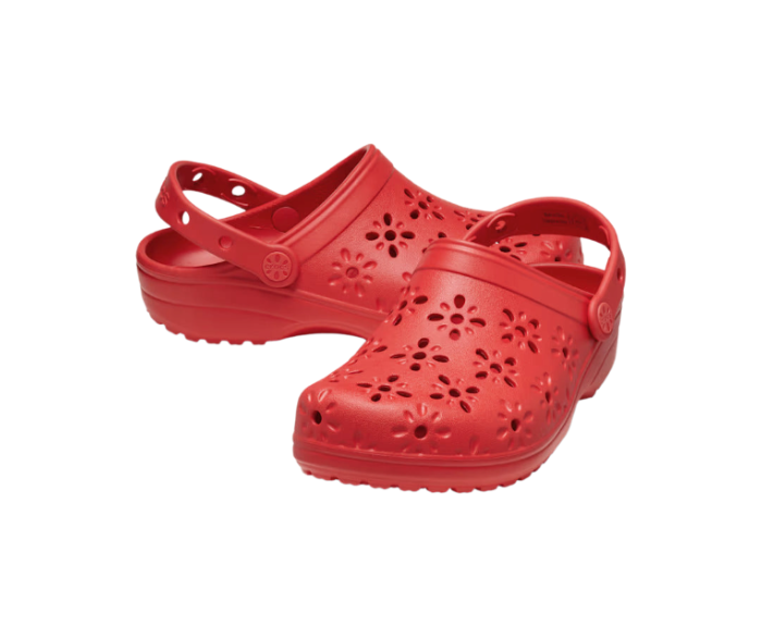 Classic Floral Cut Out Clog