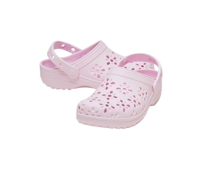 Kids' Classic Floral Cut Out Clog