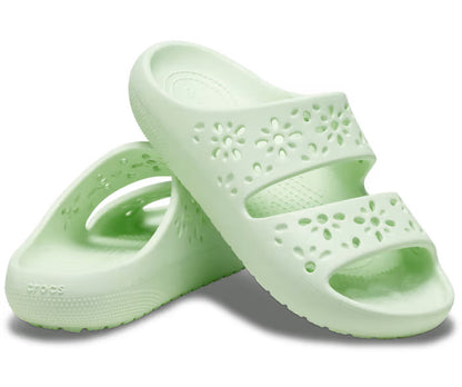 Classic Floral Cutout Sandal