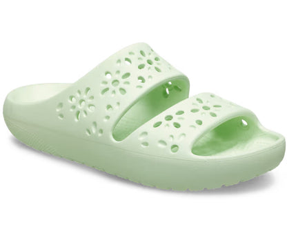 Classic Floral Cutout Sandal