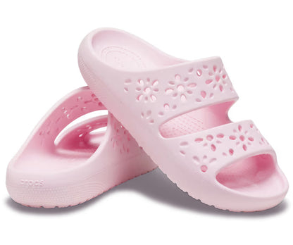 Classic Floral Cutout Sandal