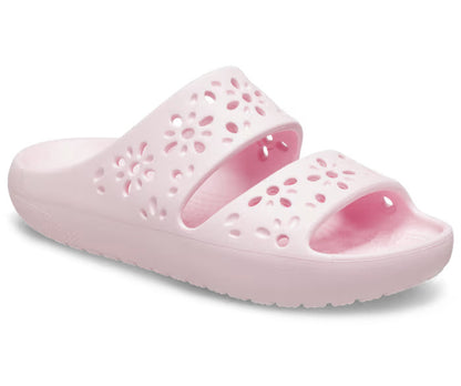 Classic Floral Cutout Sandal