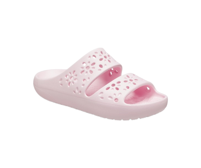 Classic Floral Cutout Sandal