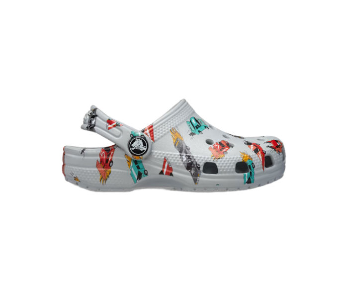 Toddler Classic Race Cars Graphic Clog