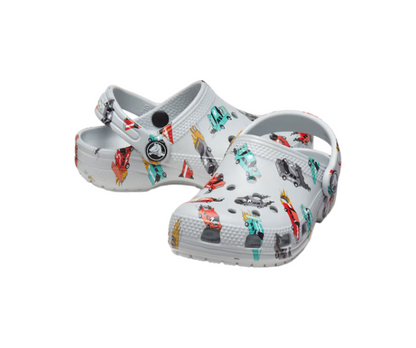 Toddler Classic Race Cars Graphic Clog
