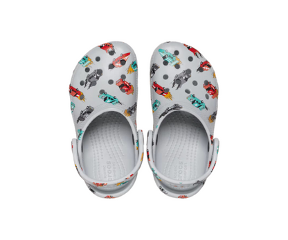 Toddler Classic Race Cars Graphic Clog