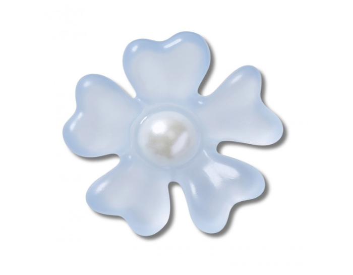 Blue Frost Matte Pearl Flower