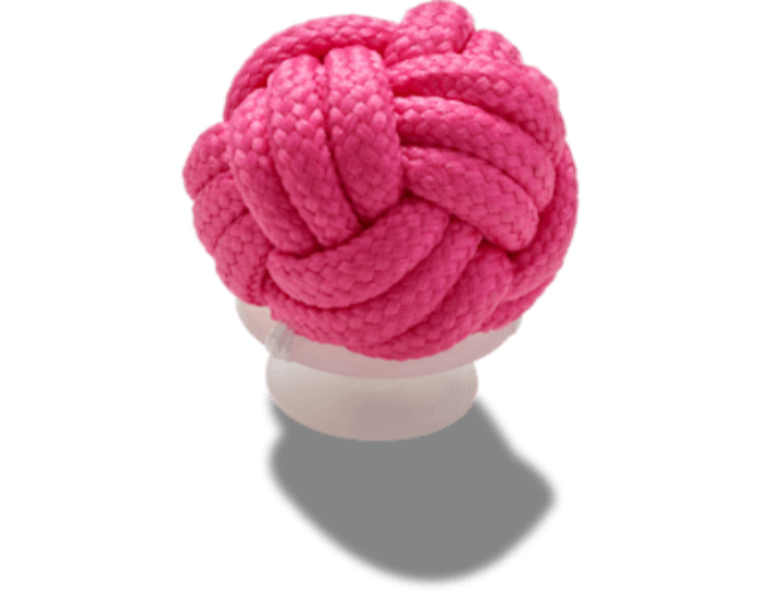 Pink Knotted Puff