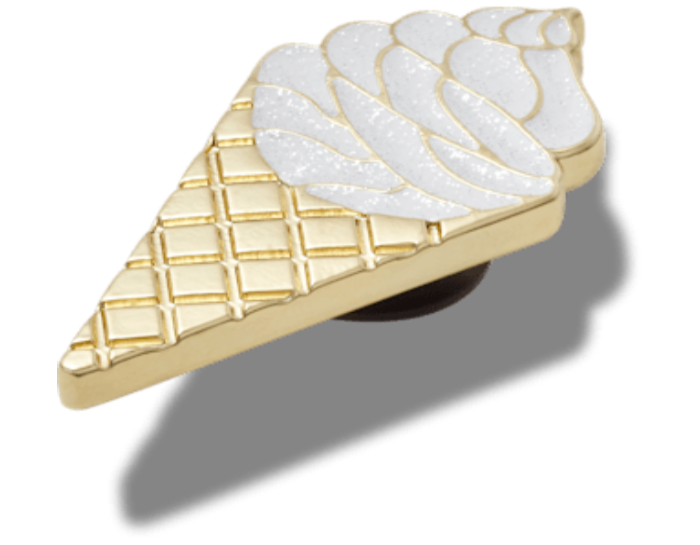 Gold Vanilla Waffle Cone