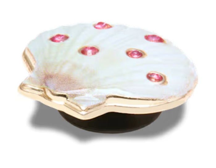 Seashell With Pink Gems