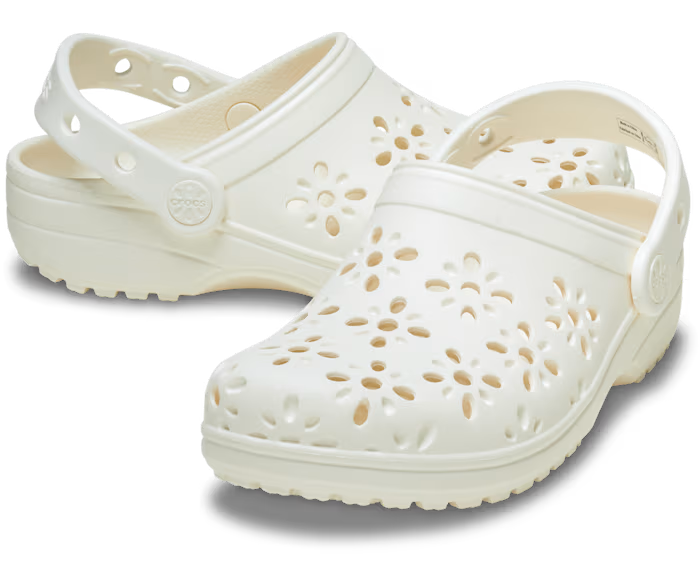 Kids' Classic Floral Cut Out Clog
