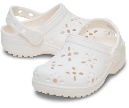 Toddler Classic Floral Cut-Out Clog