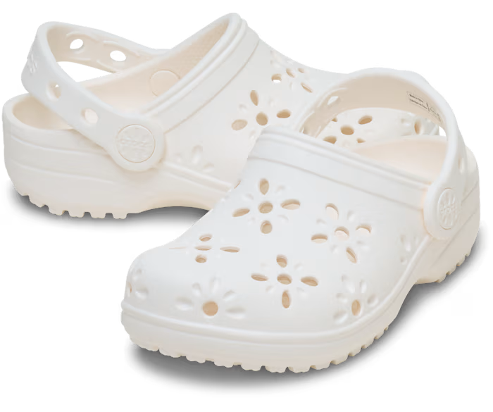 Toddler Classic Floral Cut-Out Clog