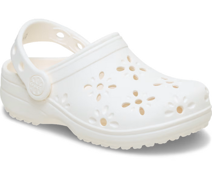 Toddler Classic Floral Cut-Out Clog
