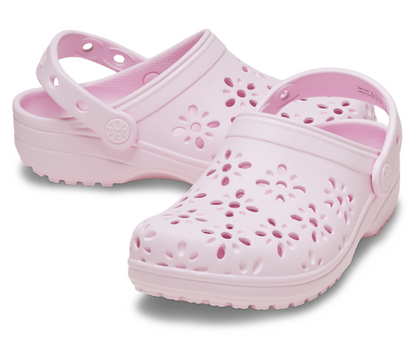 Toddler Classic Floral Cut-Out Clog