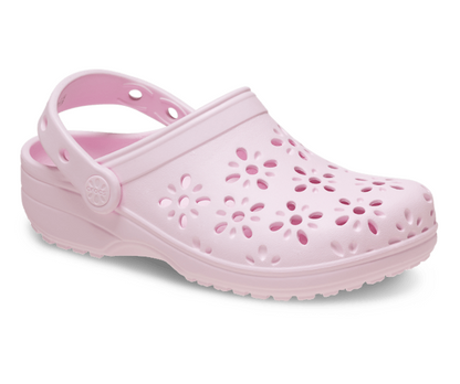 Toddler Classic Floral Cut-Out Clog