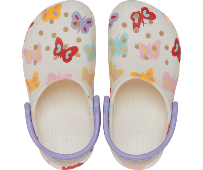 Toddler Classic Butterfly Graphic Clog