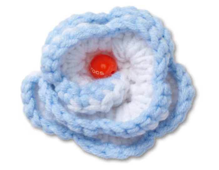 Light Blue Crochet Floral